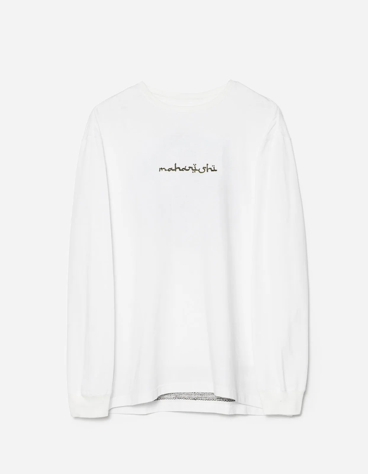 5243 Thar Dragon L/S T-Shirt White