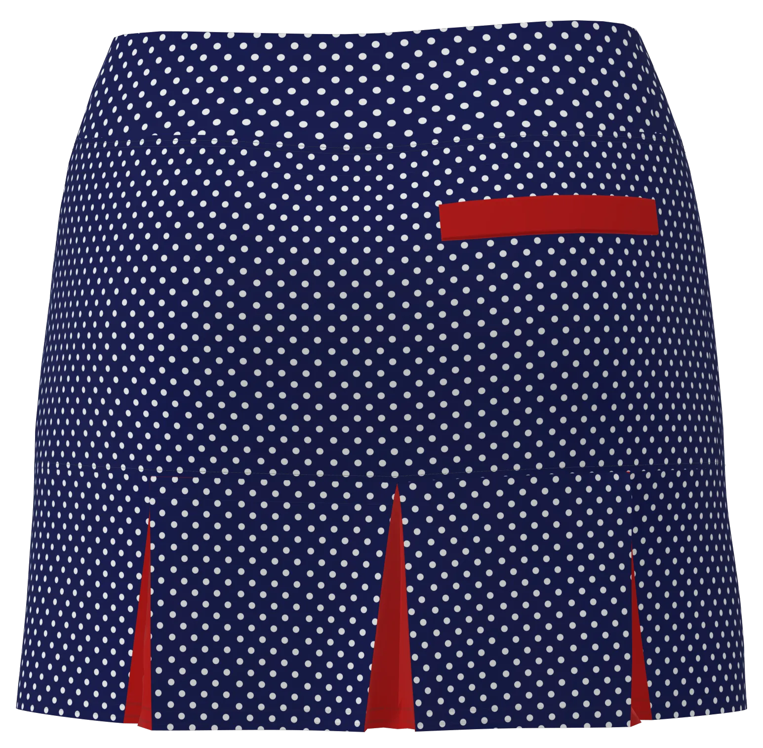 AB SPORT Women's Polka Dot Print Golf Skort  BSKG05-NPDR