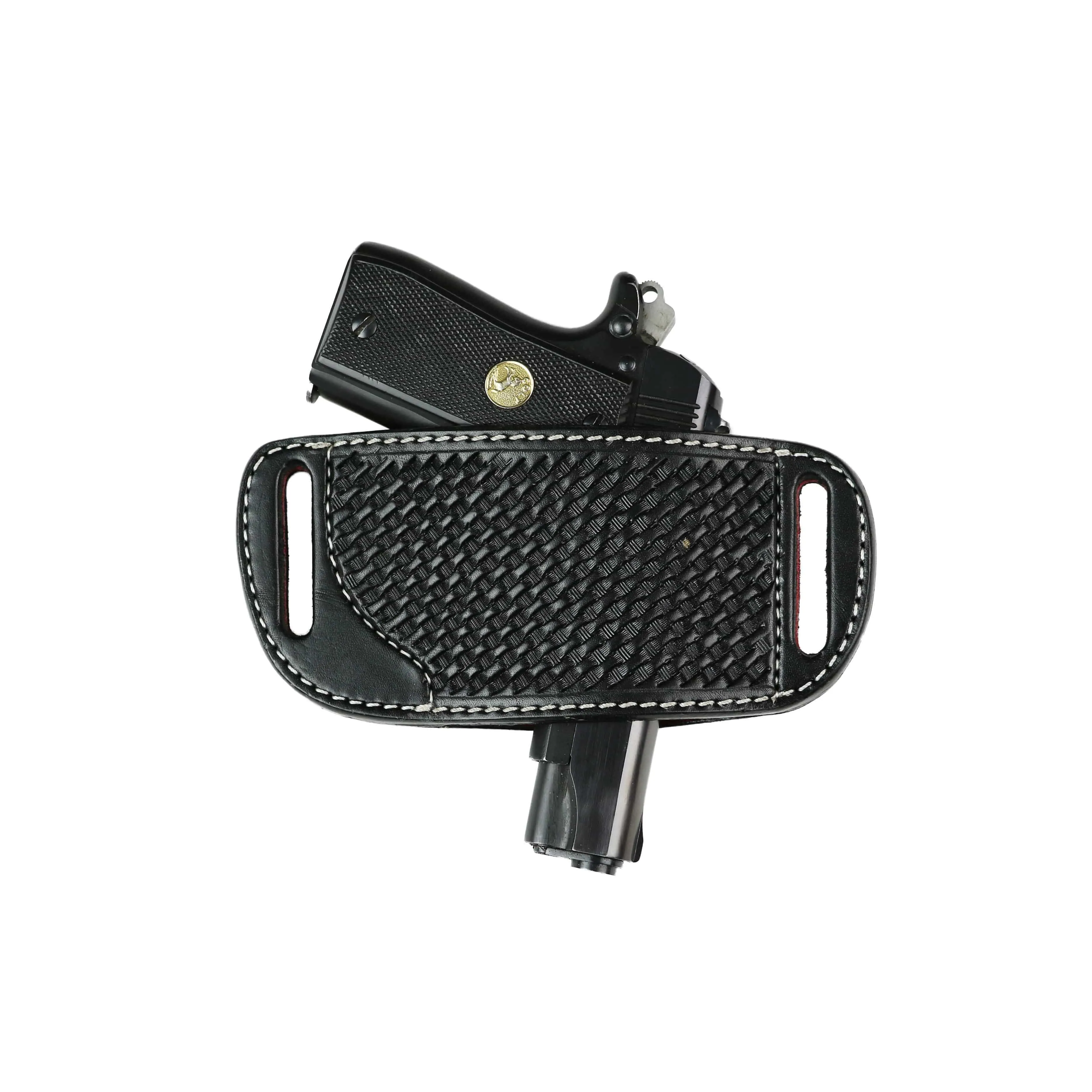 Ambidextrous Leather Belt Holster by High Caliber Gun Accessories