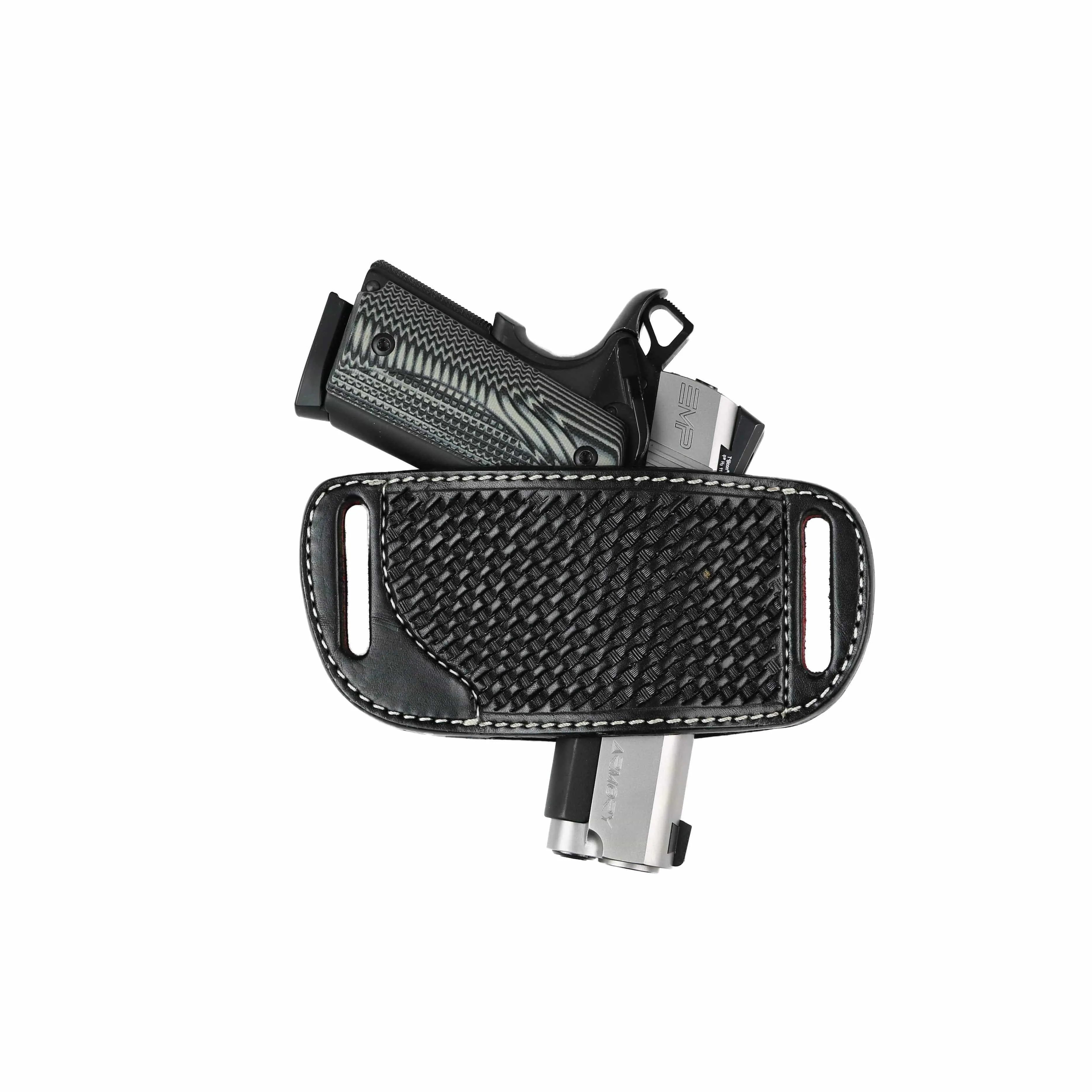 Ambidextrous Leather Belt Holster by High Caliber Gun Accessories