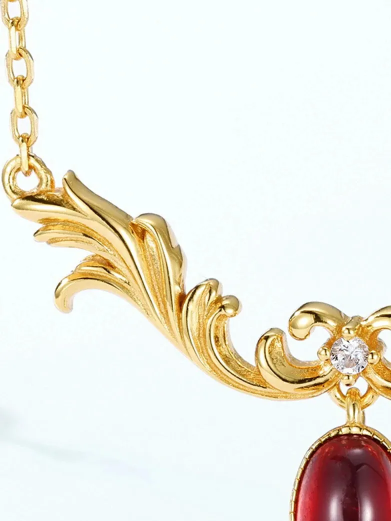 Ancient Mythology Phoenix Goddess Necklace