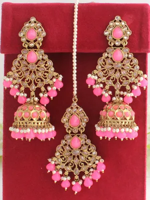 Anushri Earrings & Tikka
