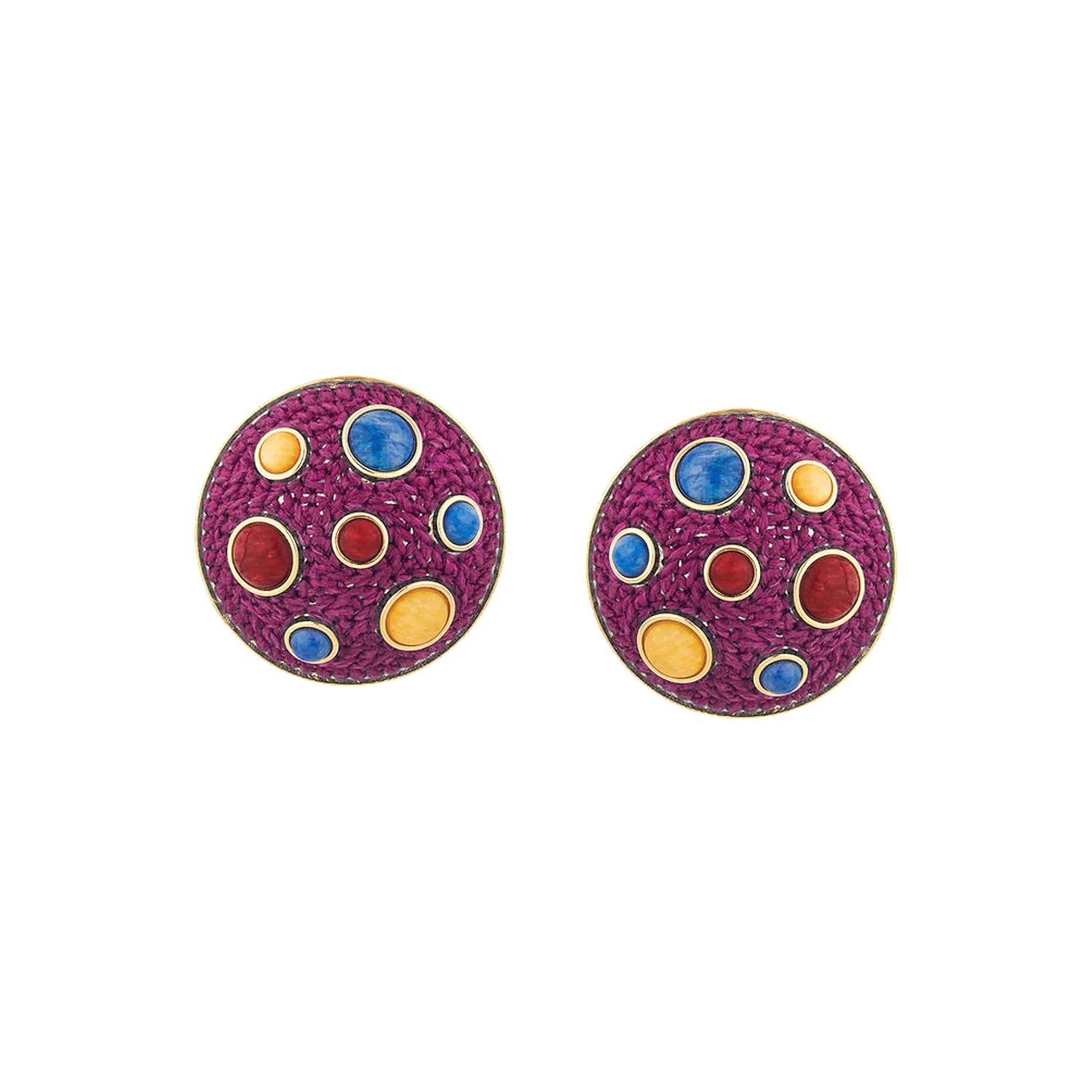 Beet Cosmo Earrings