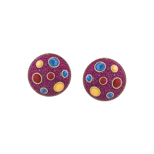 Beet Cosmo Earrings