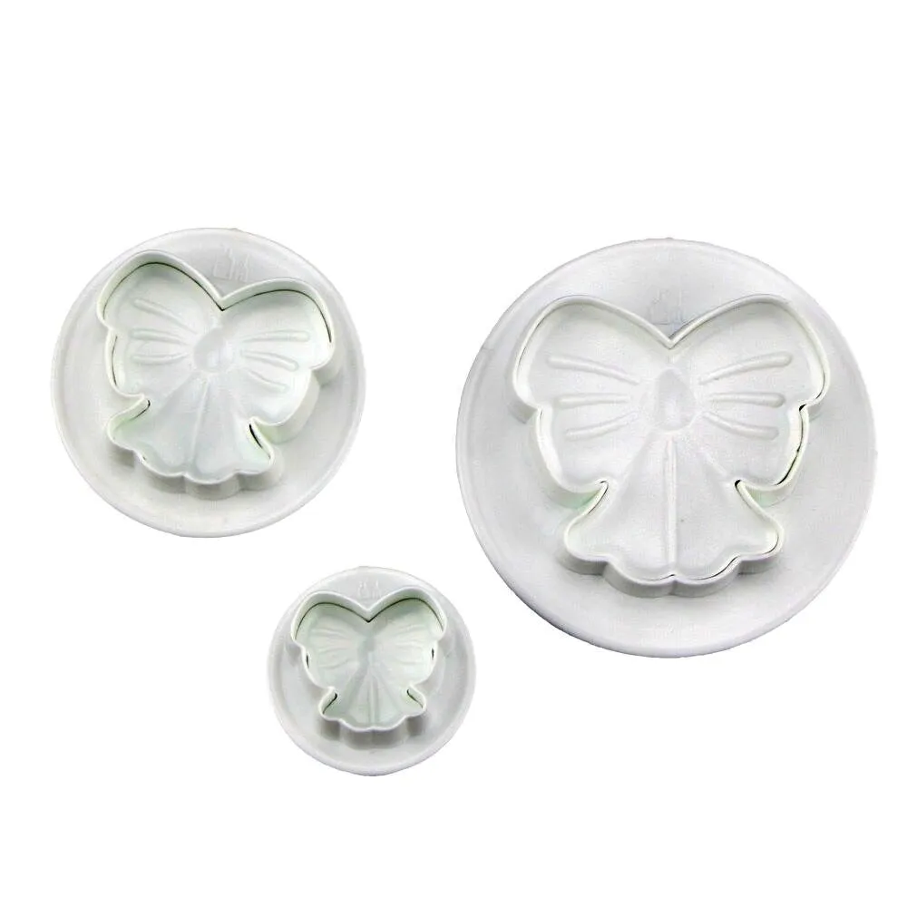Bow Fondant And Cookie Plunger Cutter 3Pcs Set
