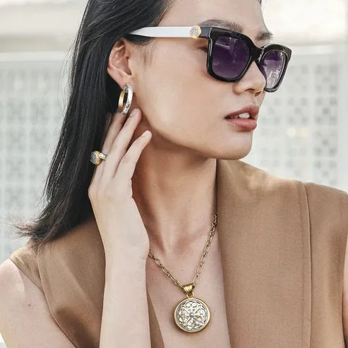 Brighton | Ferrara Entrata Small Hoop in Silver and Gold Tone