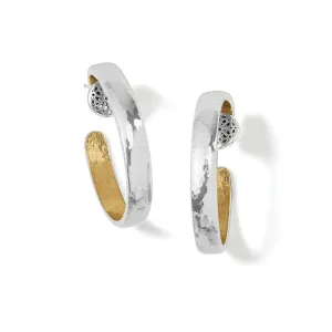 Brighton | Ferrara Entrata Small Hoop in Silver and Gold Tone