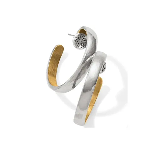 Brighton | Ferrara Entrata Small Hoop in Silver and Gold Tone