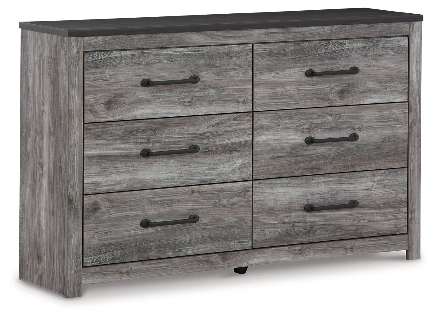 Bronyan Queen Panel Bed with Dresser in Dark Gray