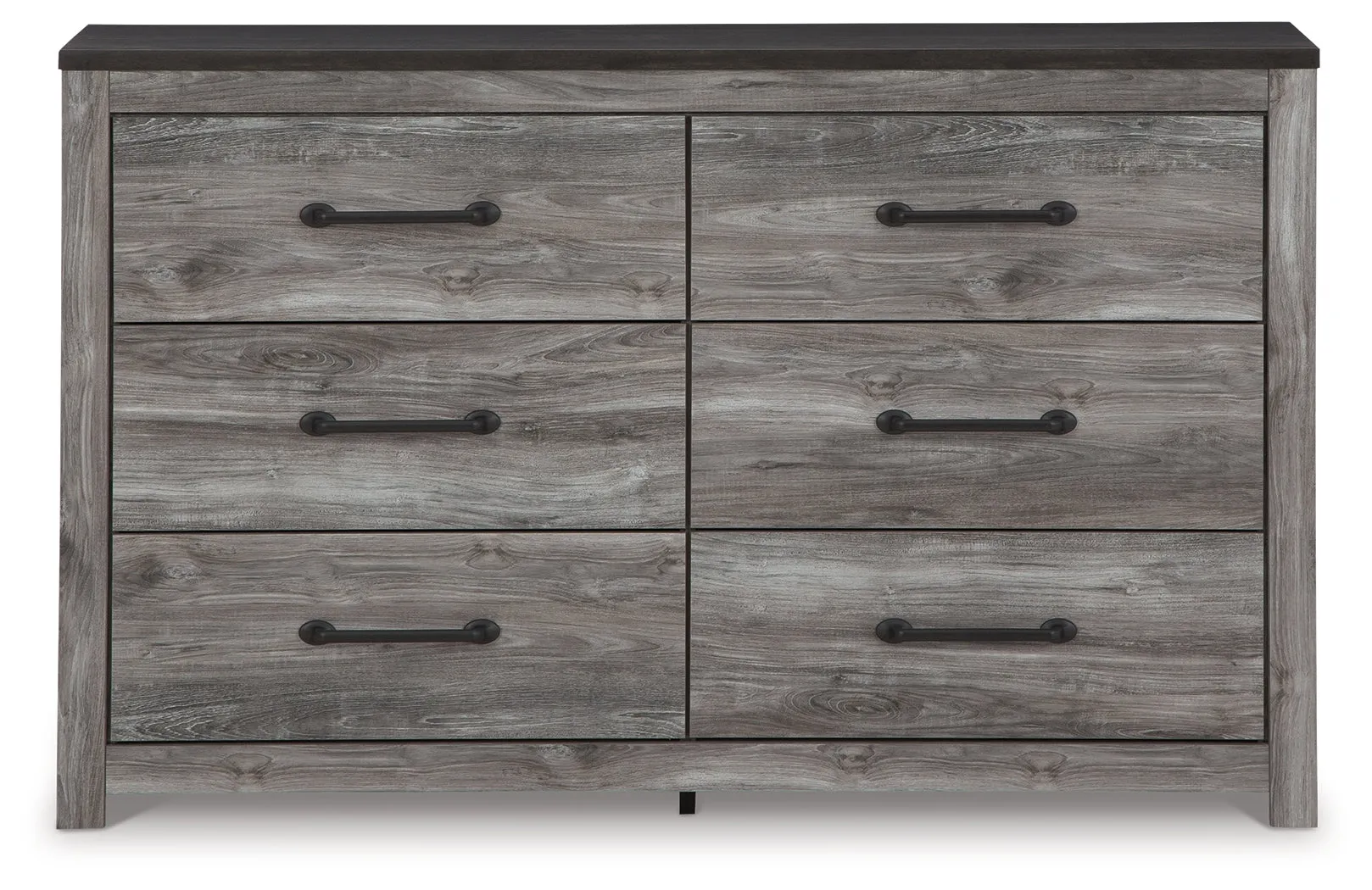 Bronyan Queen Panel Bed with Dresser in Dark Gray