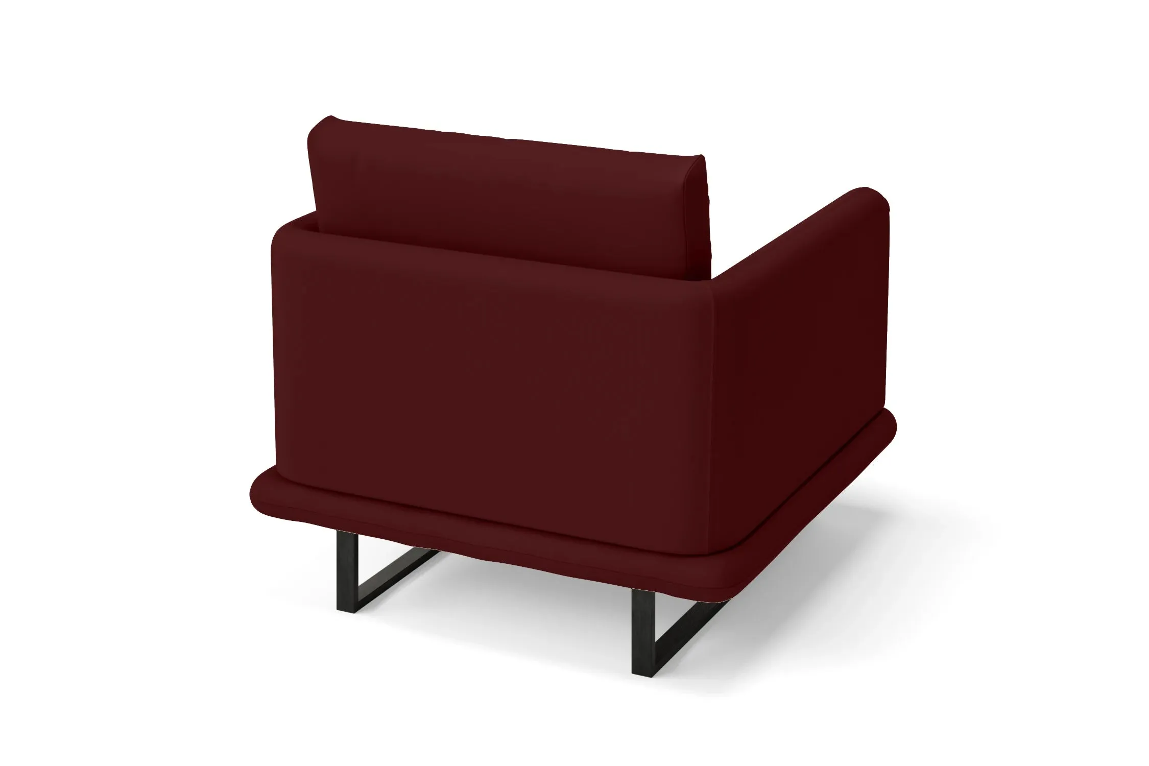 Calabria Armchair Red Leather