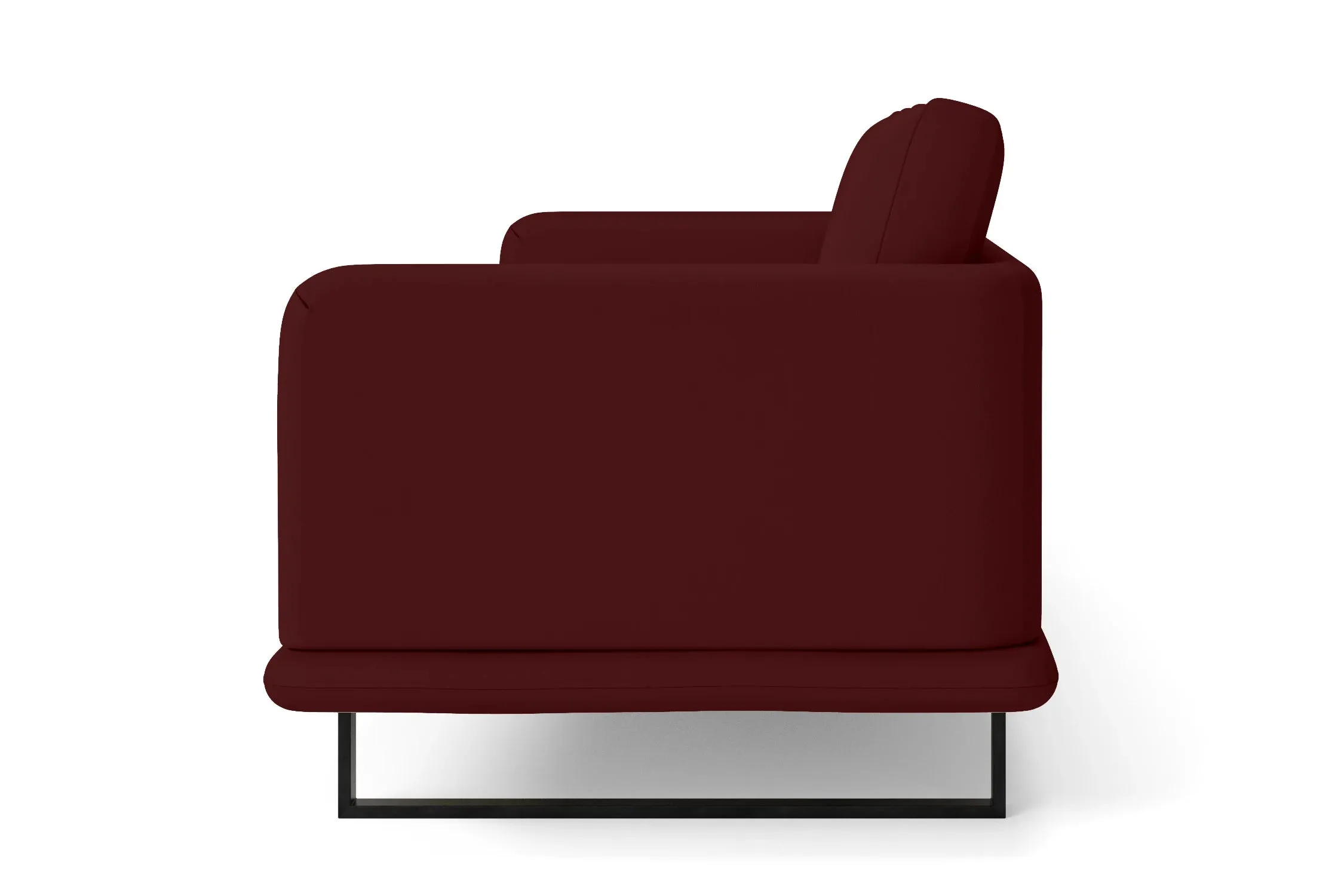 Calabria Armchair Red Leather