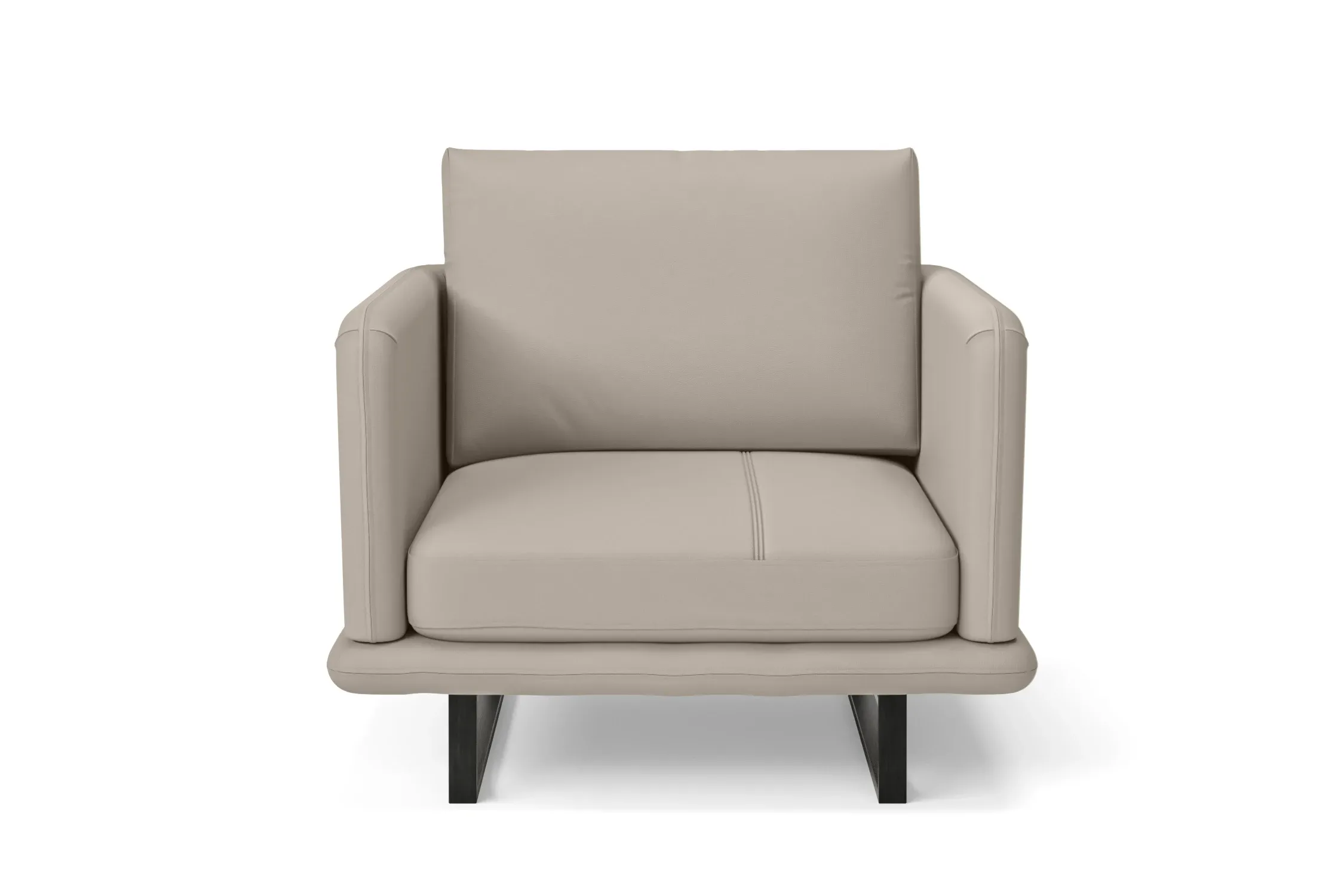 Calabria Armchair Sand Leather