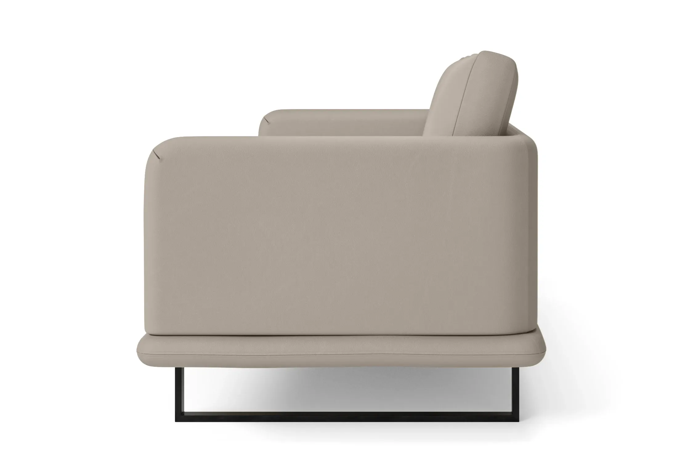 Calabria Armchair Sand Leather