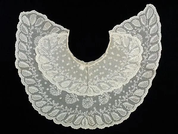 Darling Pearl Weddingwork Earrings C. 1830