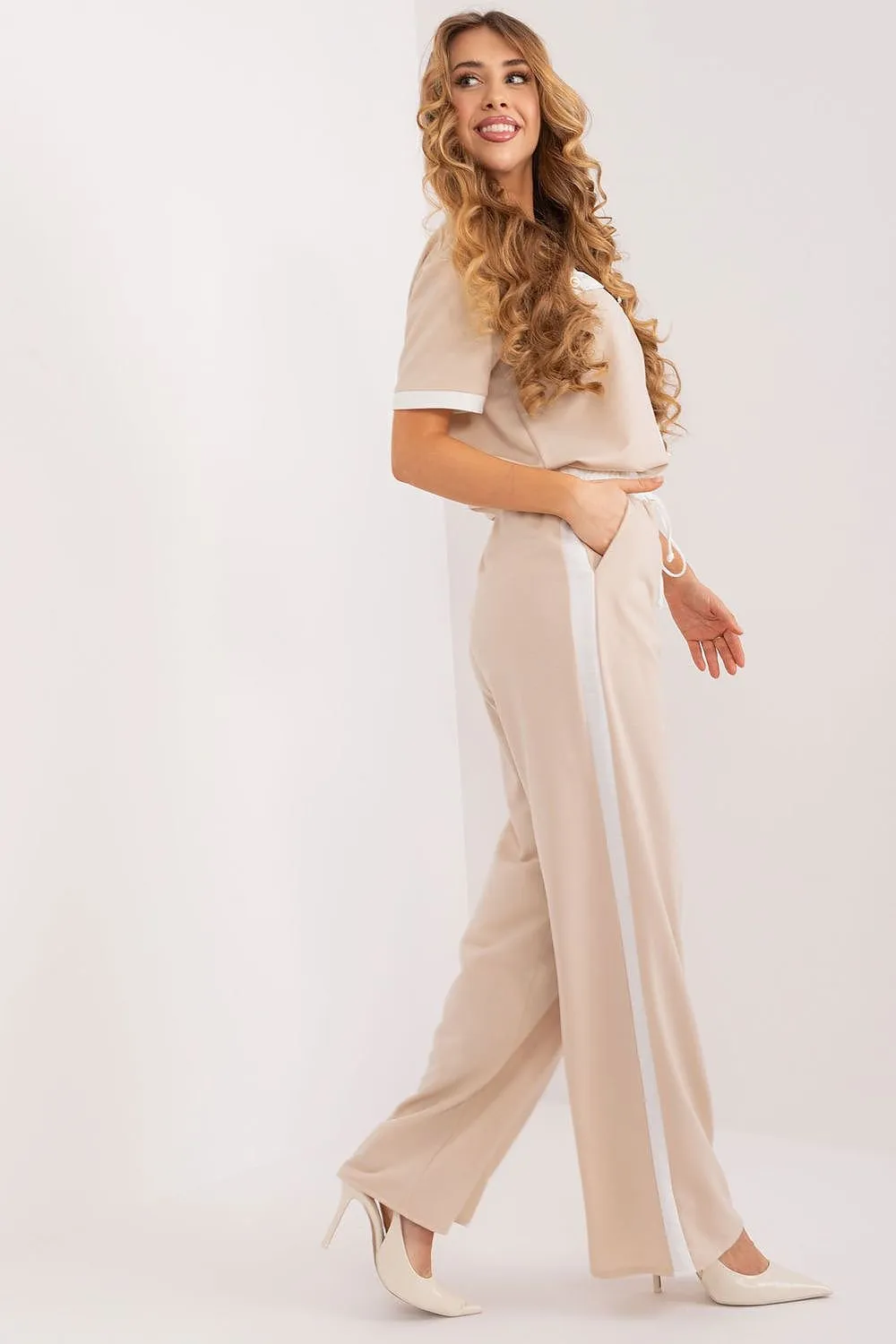 Elegant Essence Cotton Blend Pant