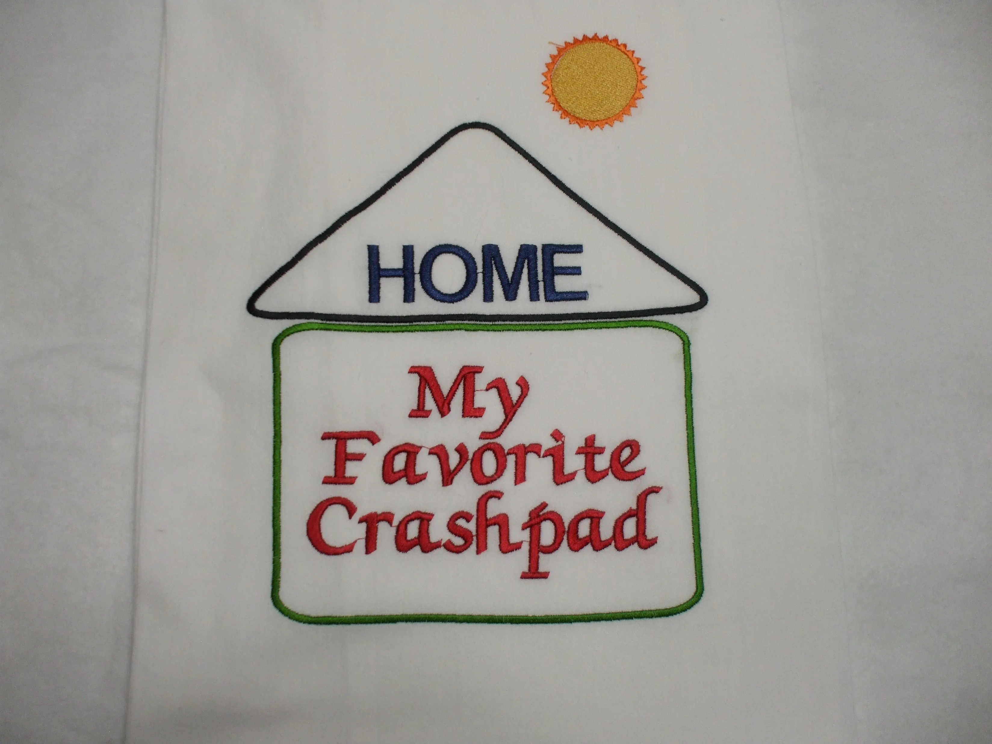 Embroidered Towels - Flour Sack Full Size - Aviation Themes