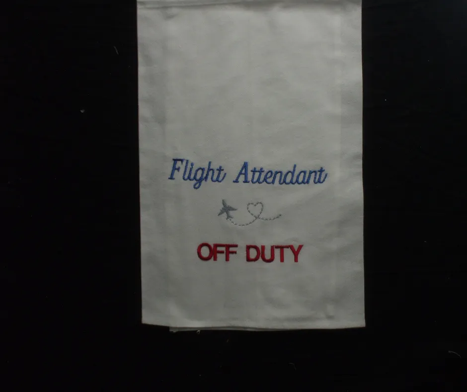 Embroidered Towels - Flour Sack Full Size - Aviation Themes