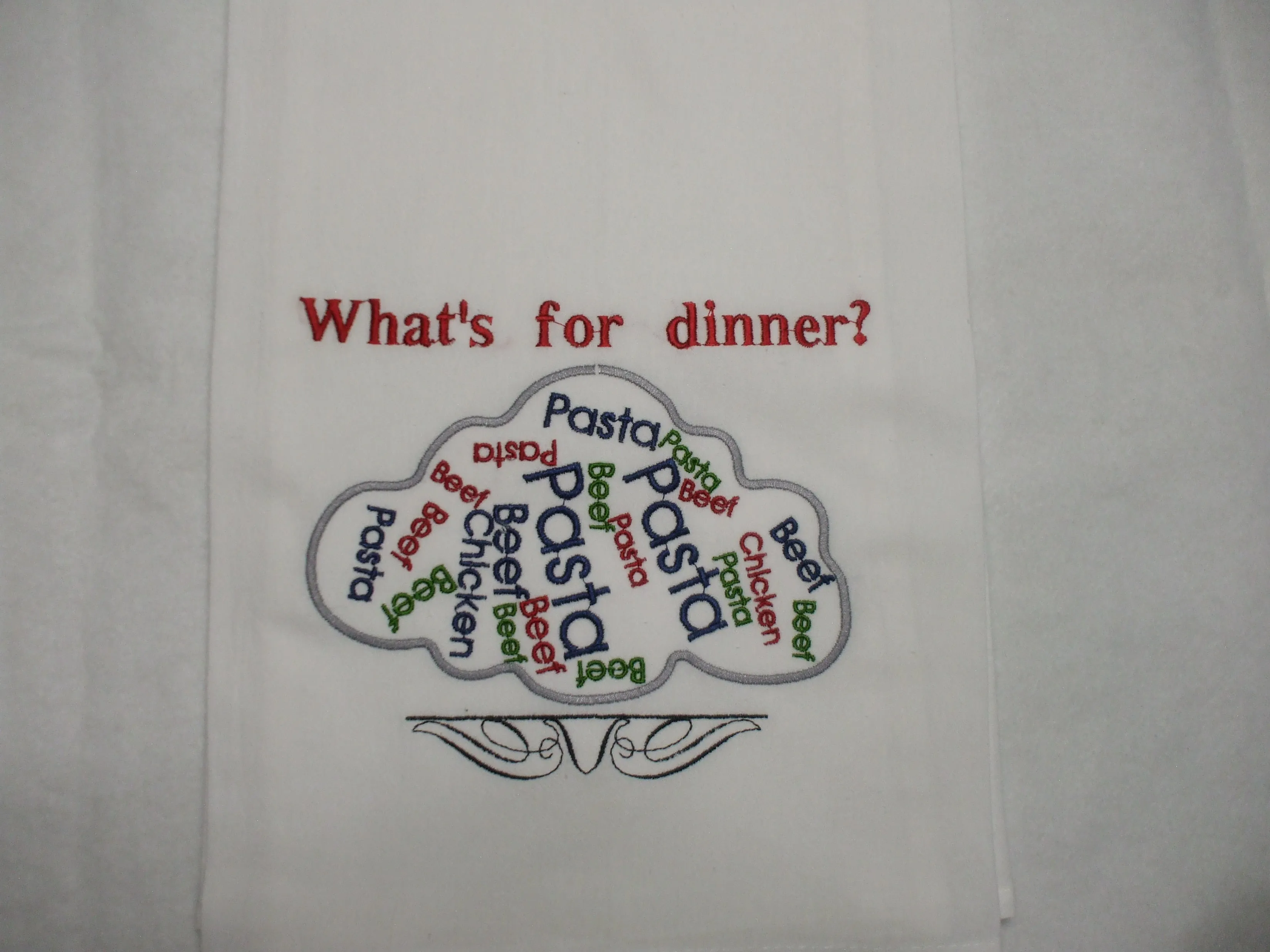 Embroidered Towels - Flour Sack Full Size - Aviation Themes