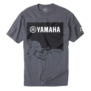Factory Effex Men's Yamaha Whip T-Shirt, Charcoal Gray