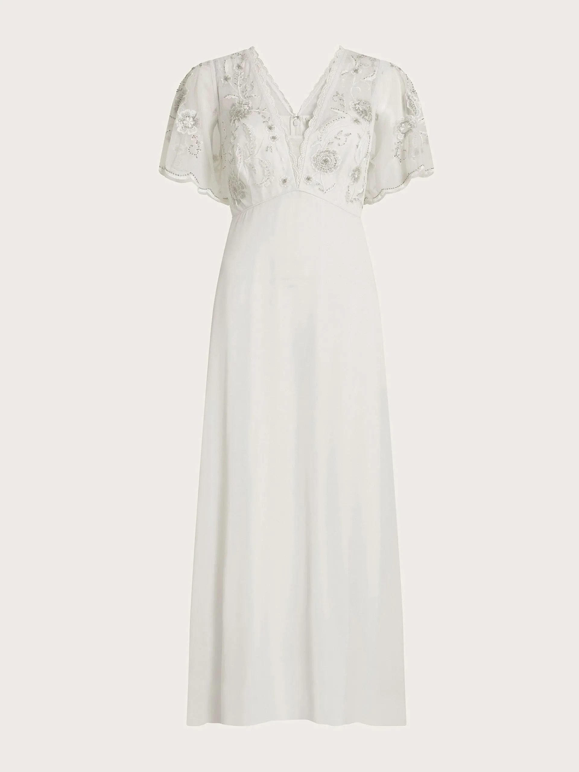 Liz embroidered bridal dress