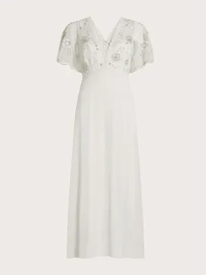 Liz embroidered bridal dress