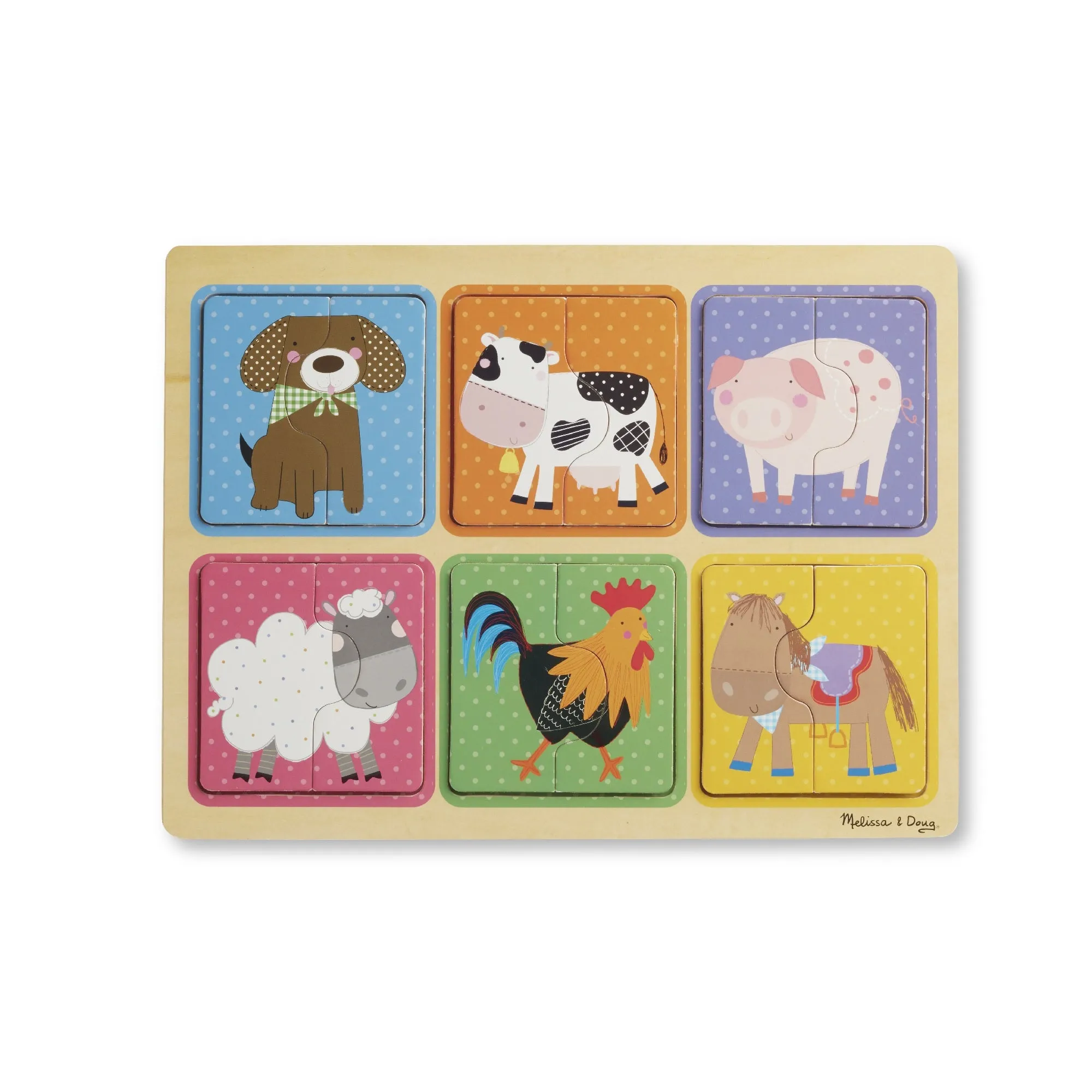 Melissa & Doug Natural Play Wooden Puzzle