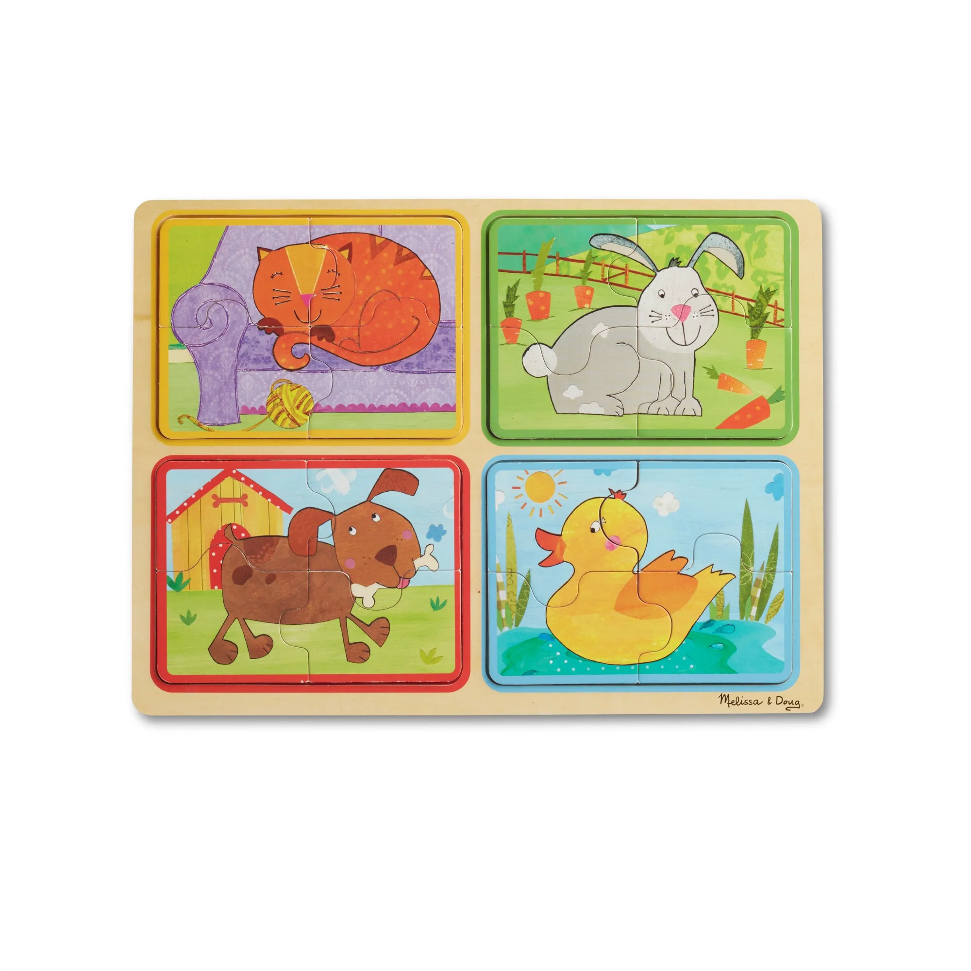 Melissa & Doug Natural Play Wooden Puzzle