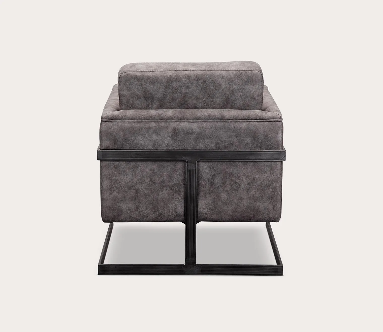 Moe's Furniture Luxley Iron Frame Upholstered Club Chair