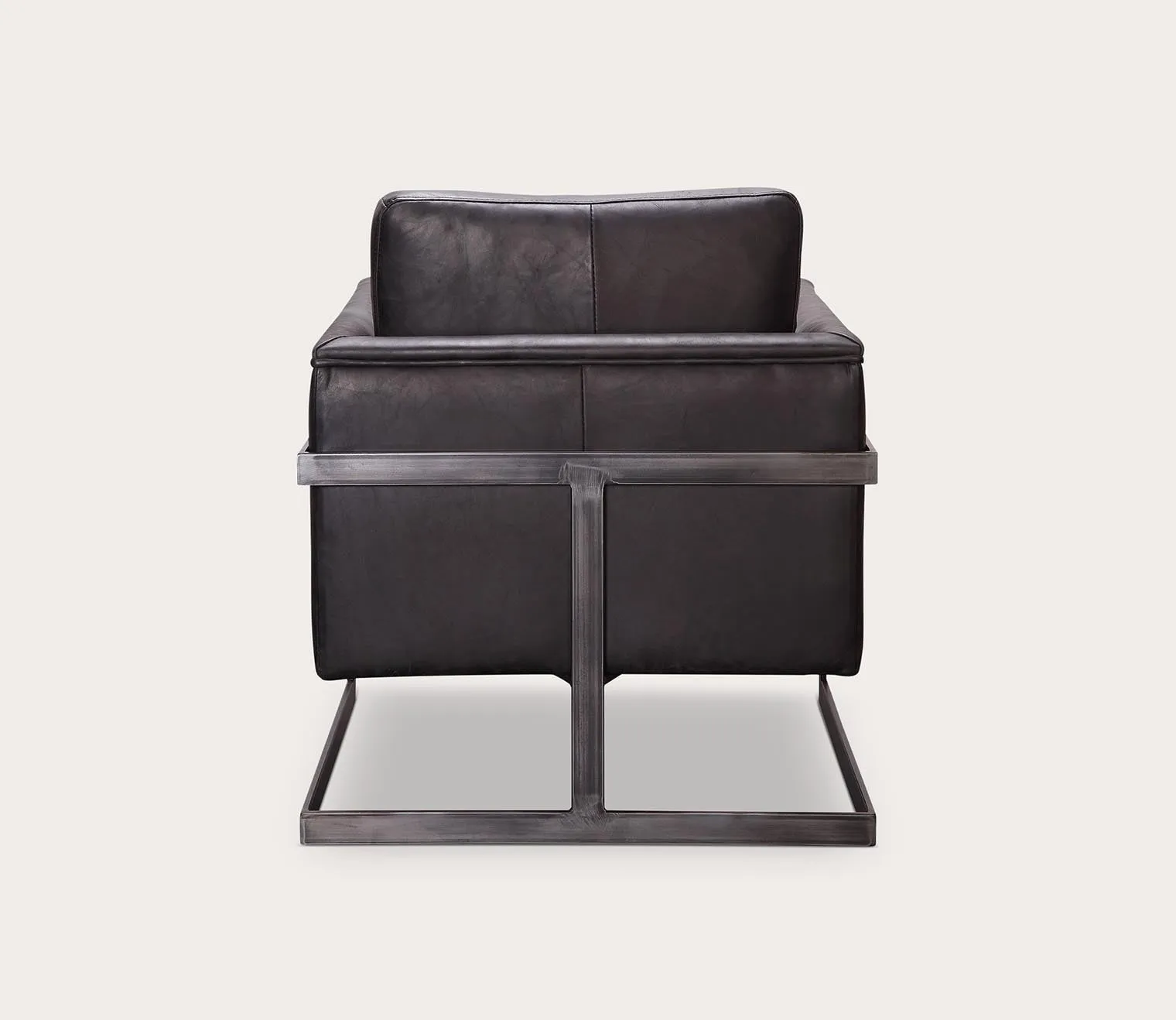 Moe's Furniture Luxley Iron Frame Upholstered Club Chair