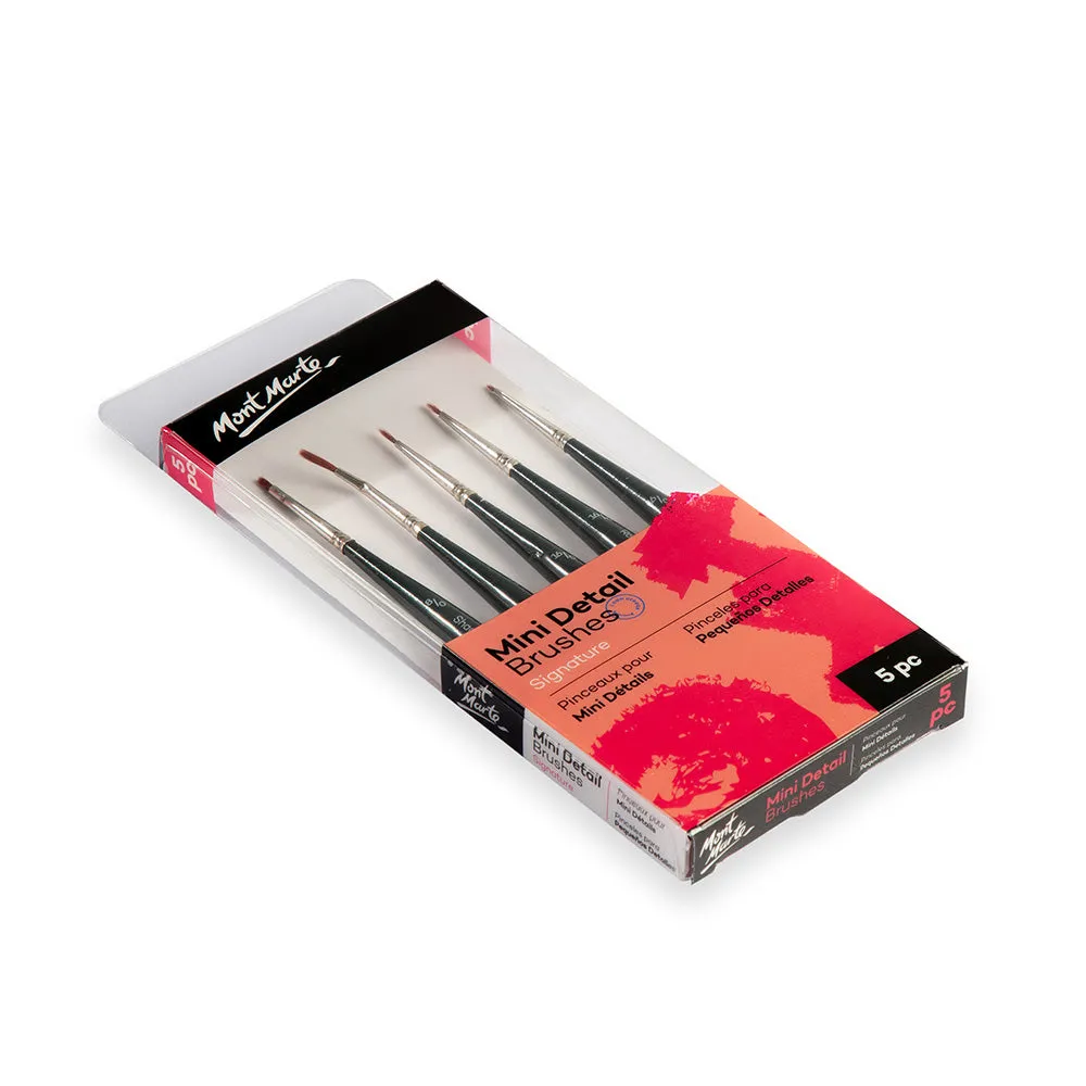 Mont Marte Mini Detail Brush Set 5pc