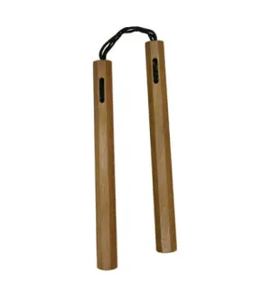 Nunchaku, Wood, Rope, Octagon, Natural