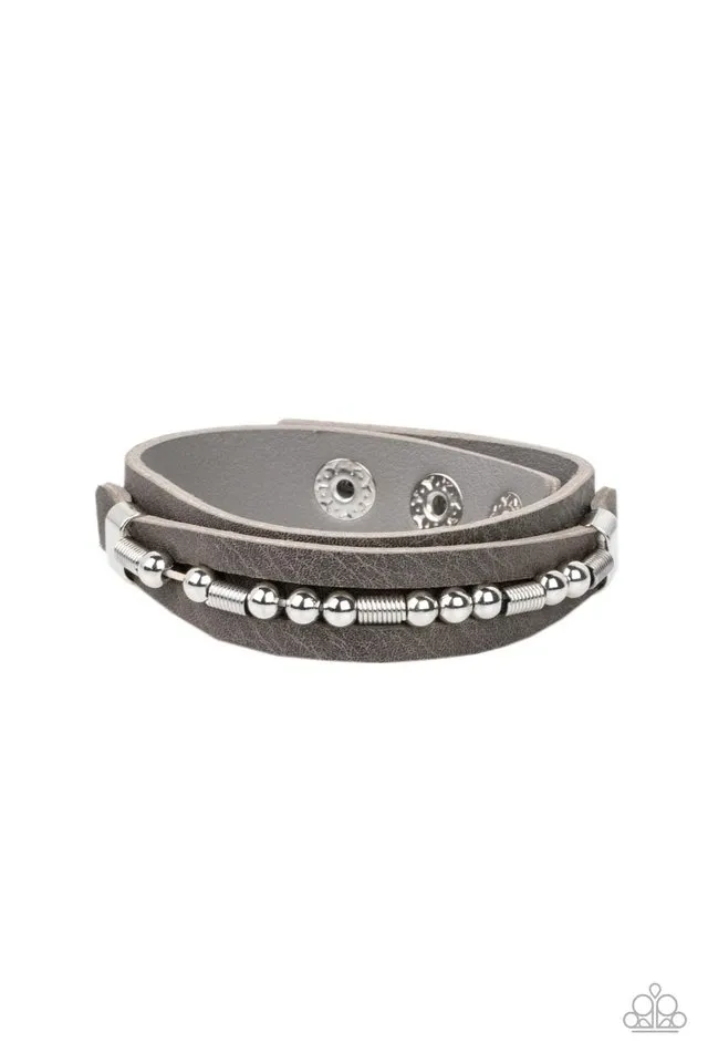 Paparazzi Bracelet ~ Easy on the Hardware - Silver
