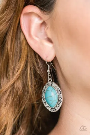 Paparazzi Earring ~ Aztec Horizons - Blue