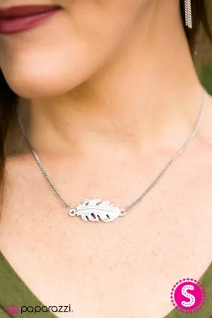 Paparazzi Necklace ~ Let It Soar - White