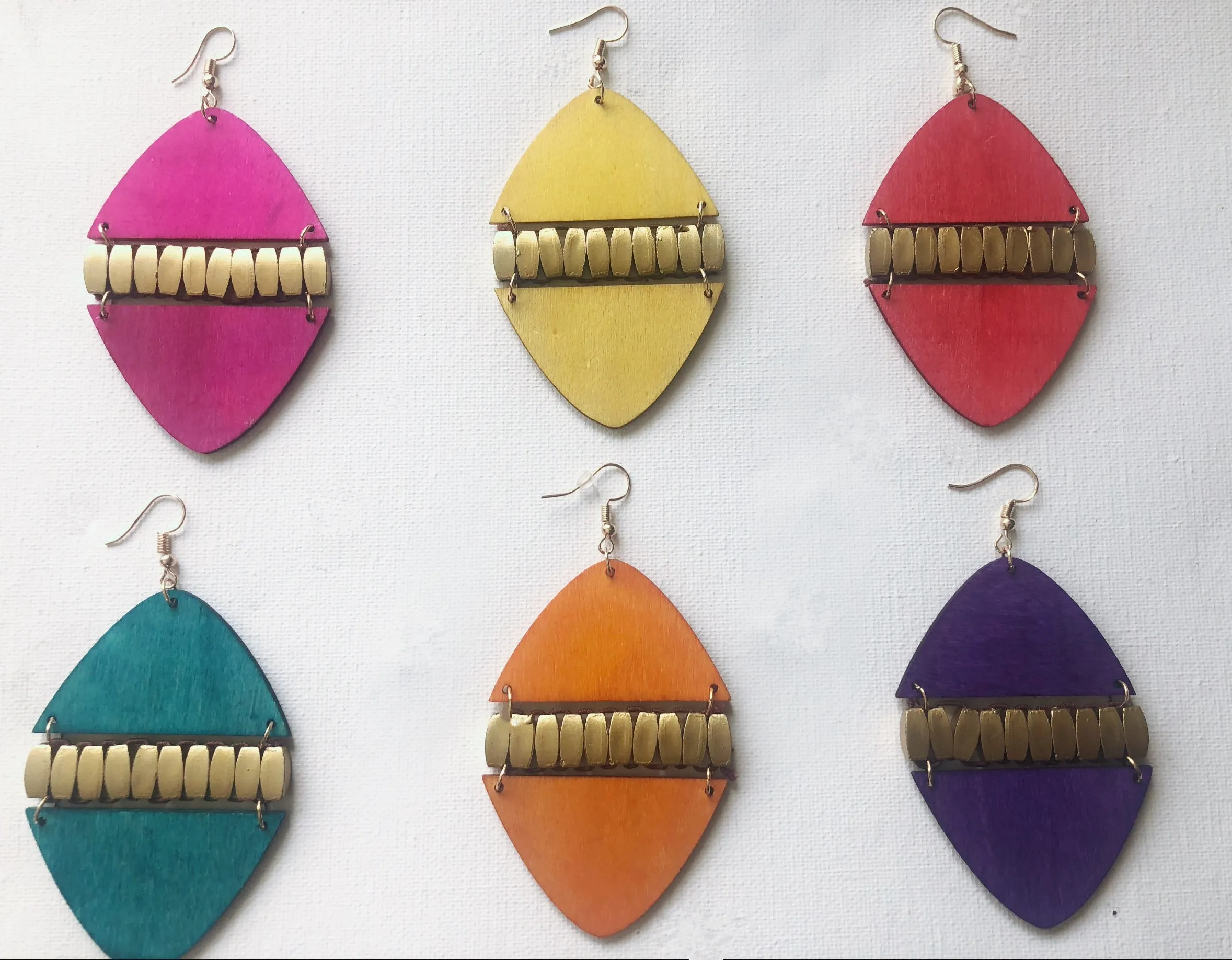 Pemba Wooden Earrings