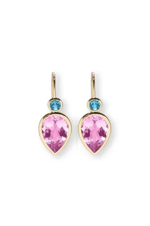 Pink Topaz Hera Earrings