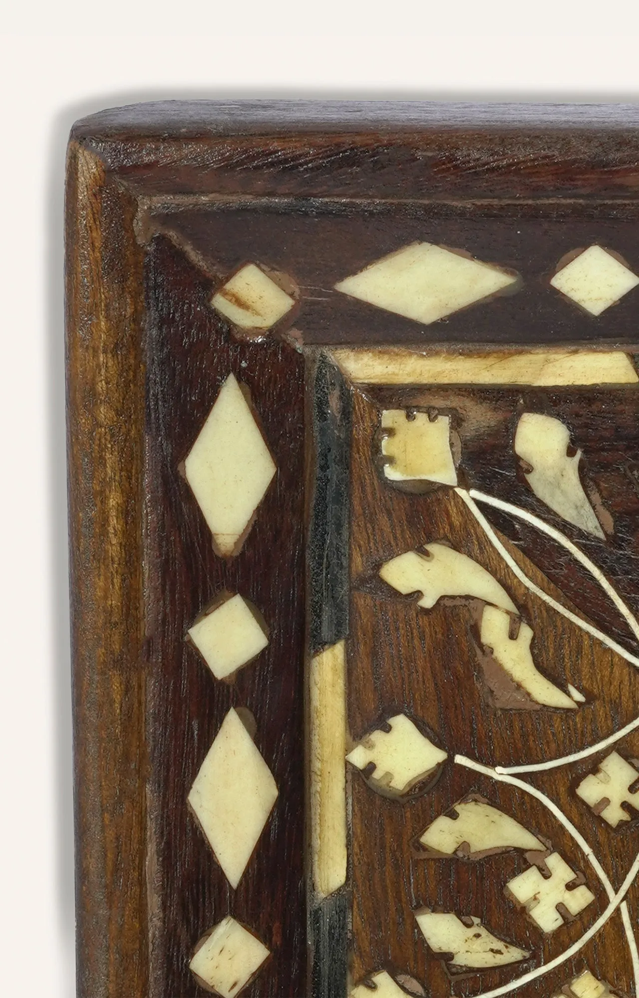 Regal Bone Inlay Mirror