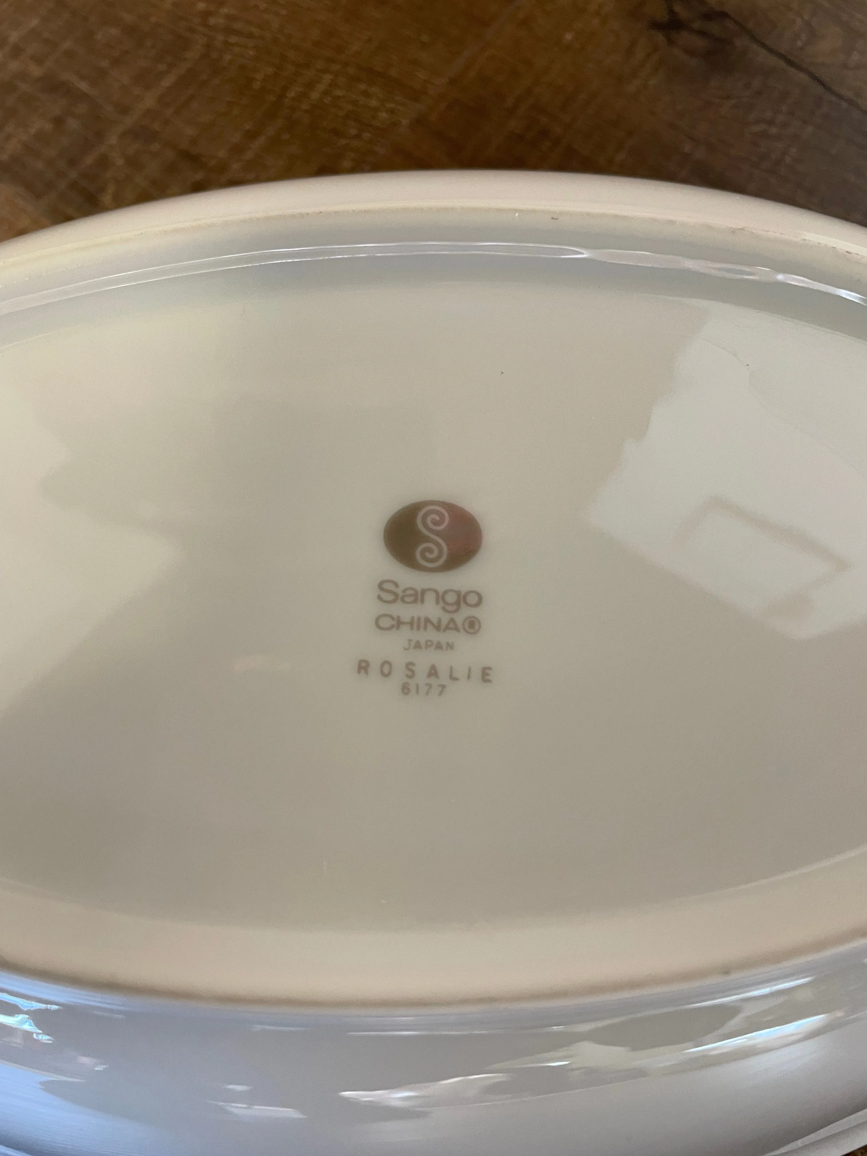 Sango China Rosalie 10.5" Serving Bowl