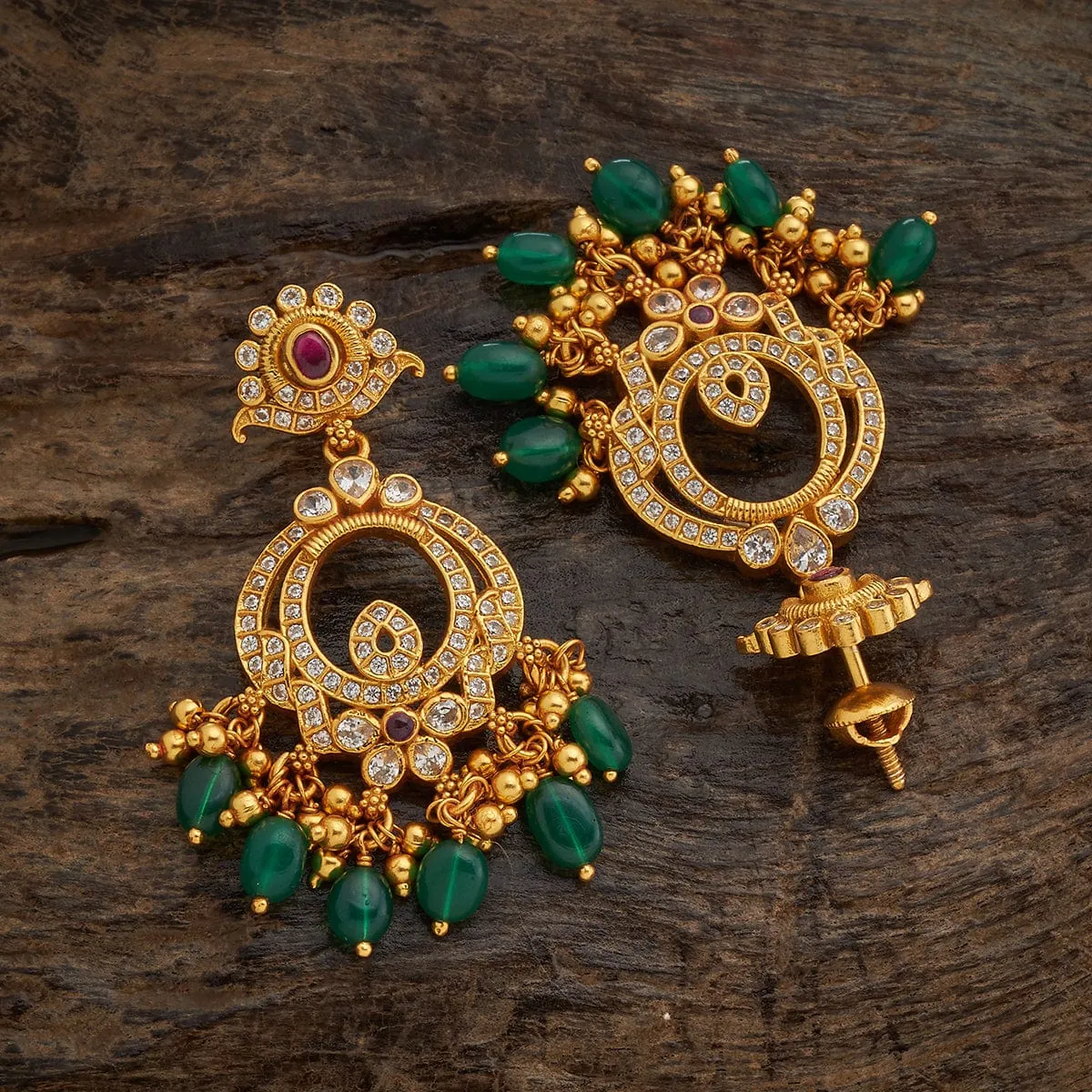 Silver Temple Earring 173398