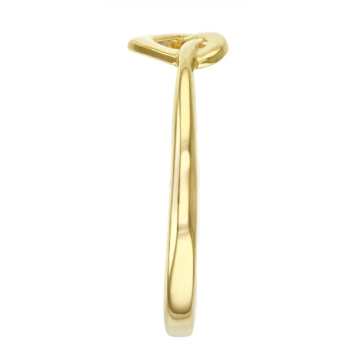 Soleil Collection Infinity Heart Ring | 9K Solid Yellow Gold