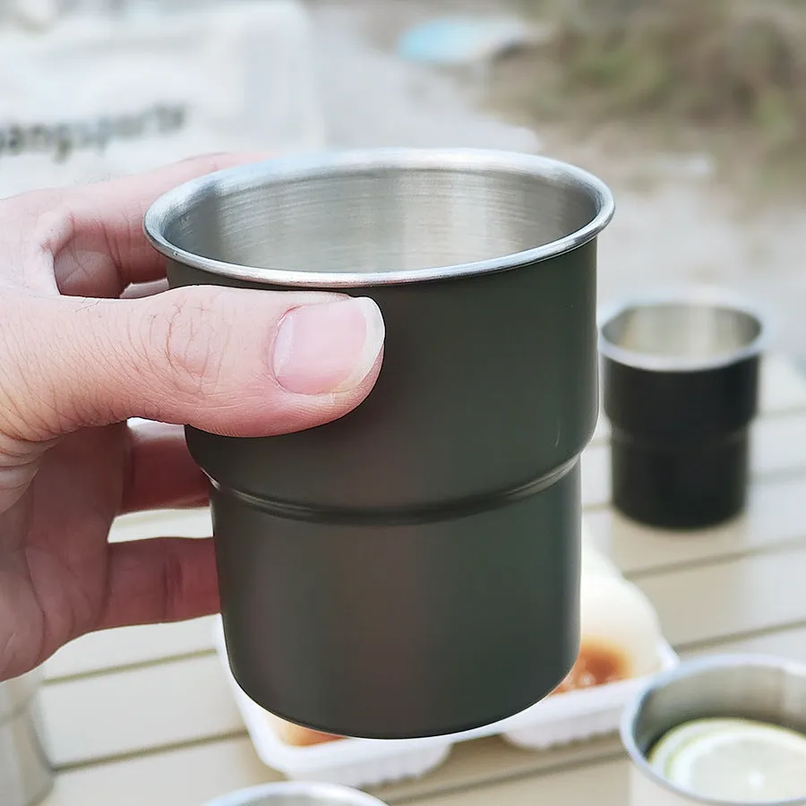 stainless steel outdoor coffee cup
