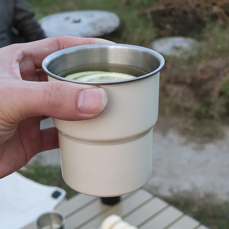 stainless steel outdoor coffee cup