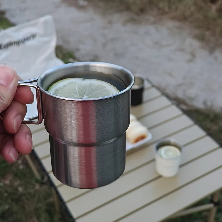 stainless steel outdoor coffee cup