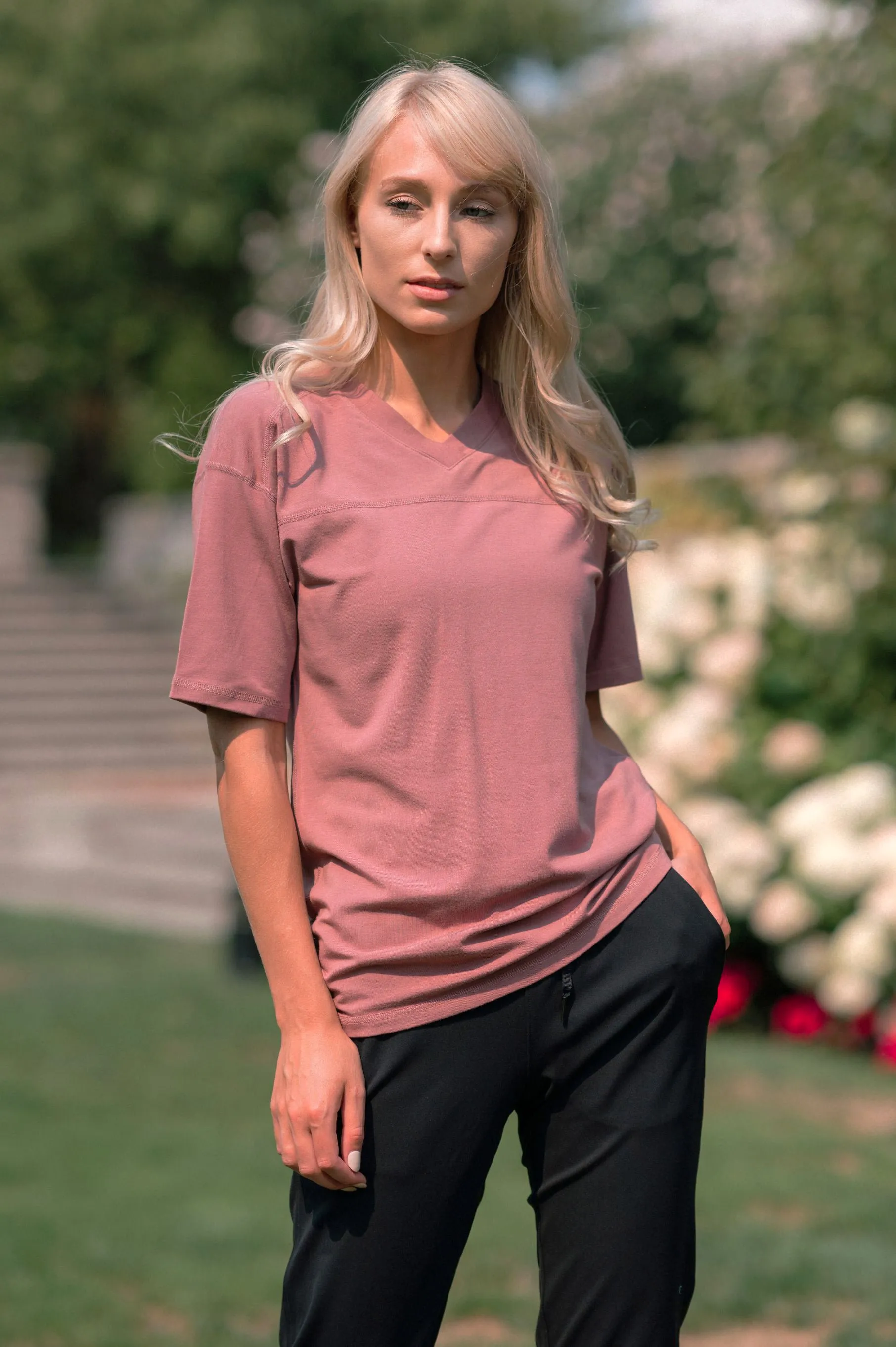 TINA BAMBOO-BLEND TEE (Final Sale)