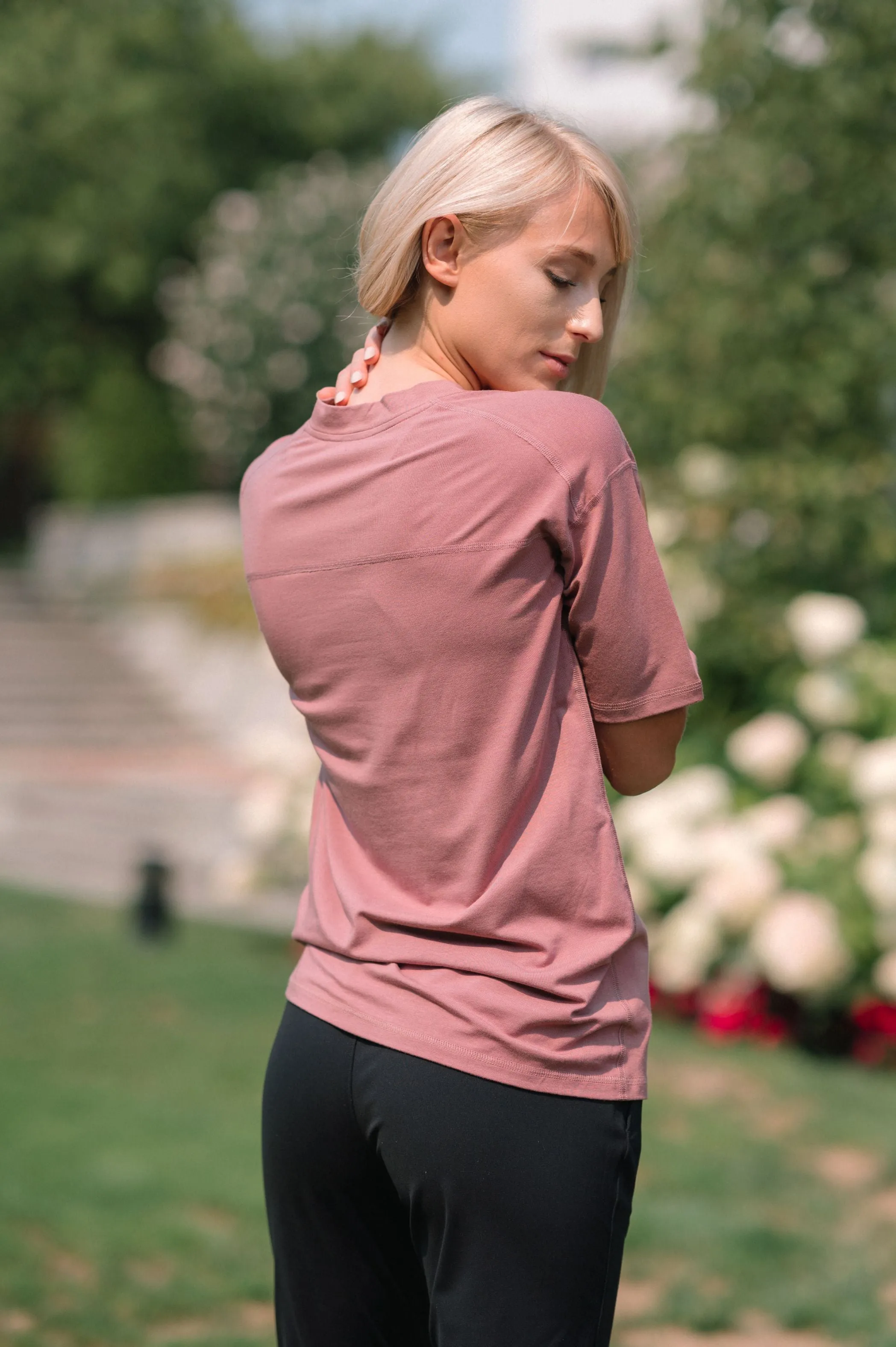 TINA BAMBOO-BLEND TEE (Final Sale)