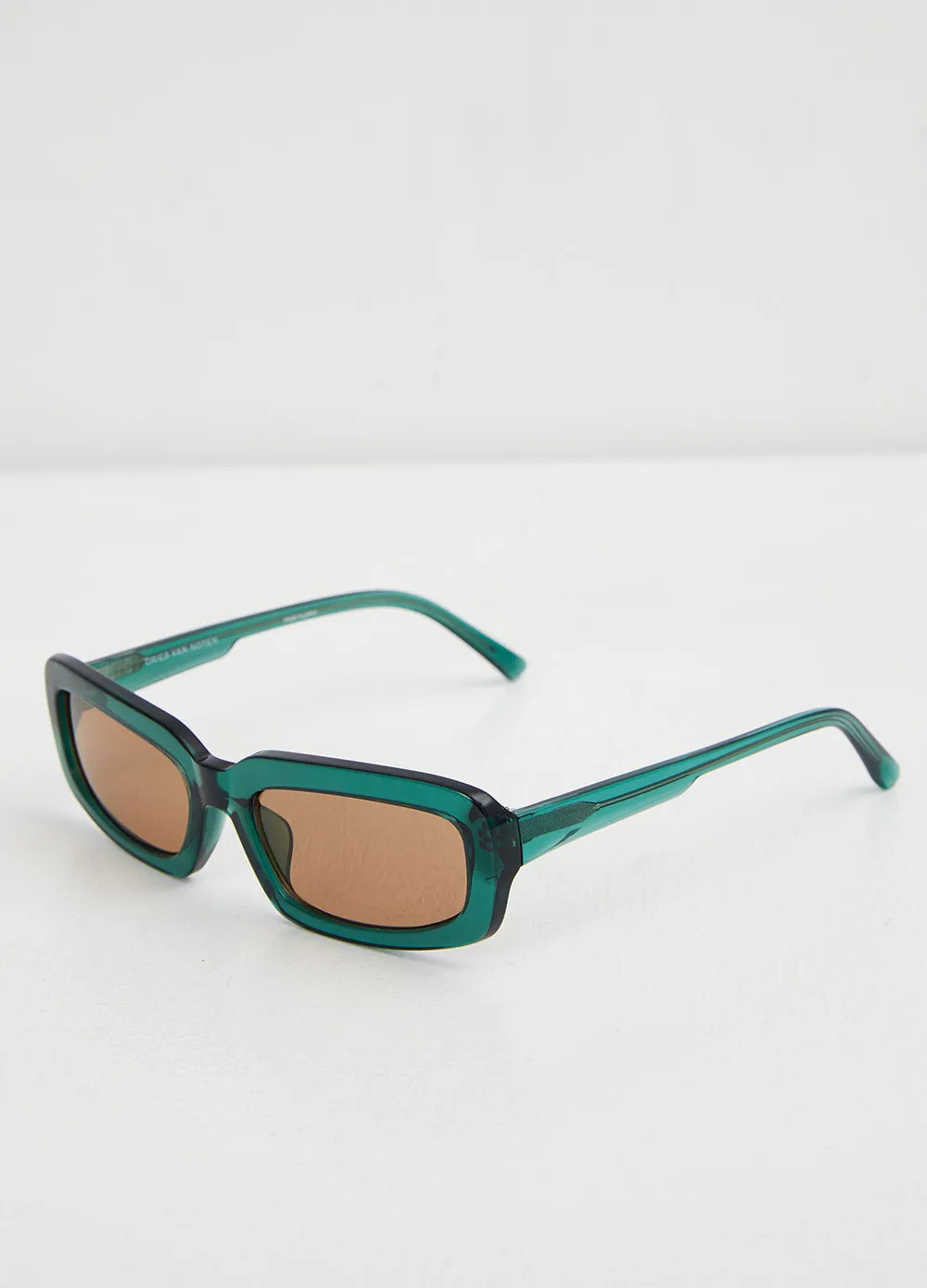 x Linda Farrow Oval Sunglasses
