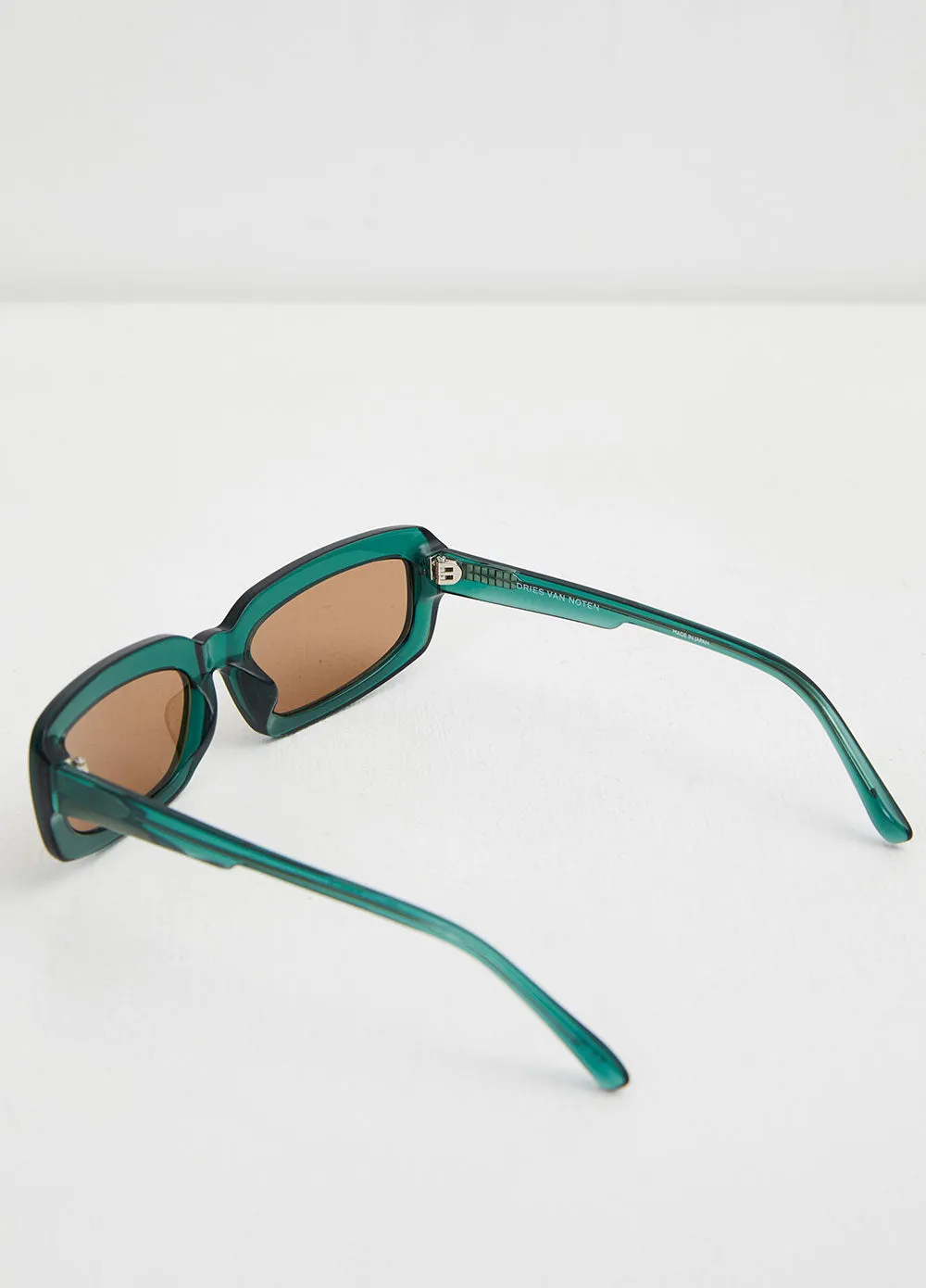 x Linda Farrow Oval Sunglasses
