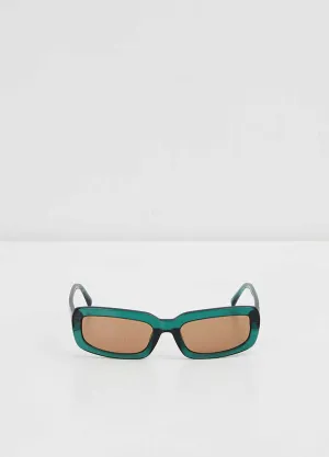 x Linda Farrow Oval Sunglasses
